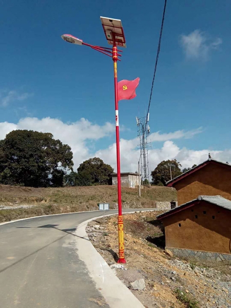 邵通民族特色太阳能路灯